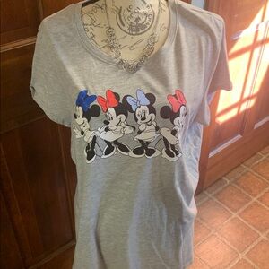 Disney Minnie Mouse Sparkling Women 2XL Short Sleeve T Shirt